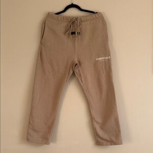 Essentials Tan Drawstring Sweatpants